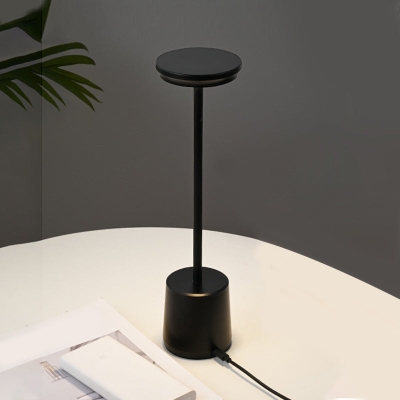 Lampade da comodino moderne in alluminio con LED dimmerabile Touch Control USB DC5V
