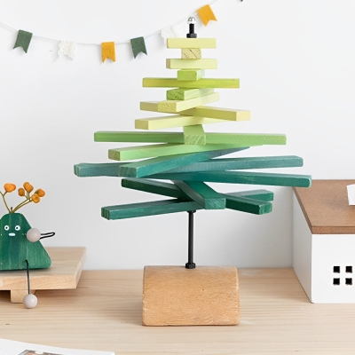 Pezzo decorativo multicolore