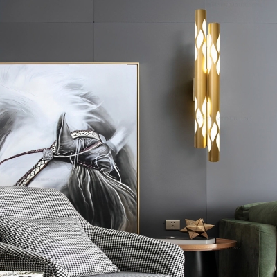 Fiamme scavate su e giù Illuminazione LED Nordic Wall Sconce Lighting