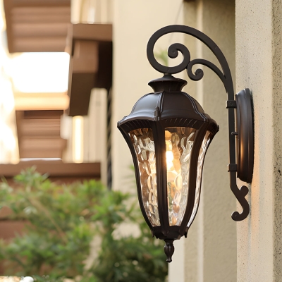 Lampade da parete per esterni in stile europeo in alluminio pressofuso creativo impermeabile