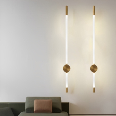 Lampada da parete moderna minimalista a LED in acrilico a striscia lunga