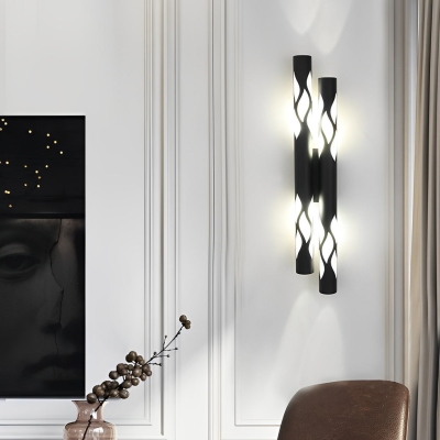 Fiamme scavate su e giù Illuminazione LED Nordic Wall Sconce Lighting