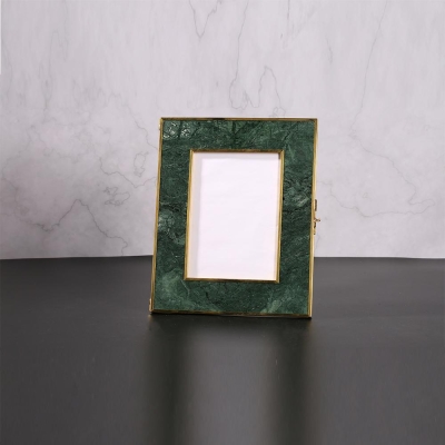 Set di 2 cornici vintage in marmo personalizzate da 8'' x 8''
