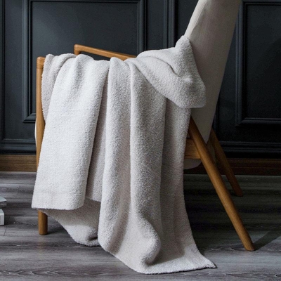 Coperta rettangolare in microfibra, morbida e calda coperta soffice