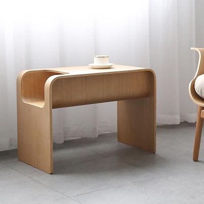 Mini tavolini rettangolari in legno di quercia Tavolini laterali con multifunzione
