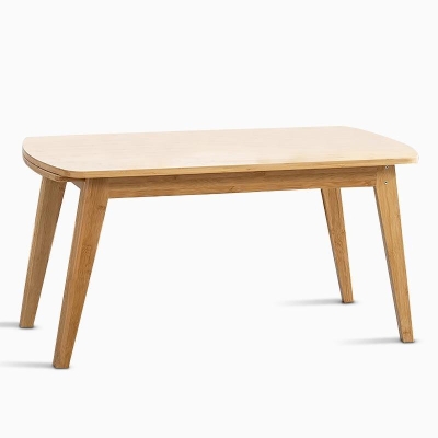 Tavolini Rettangolari in Legno con Burlywood Marrone Scuro