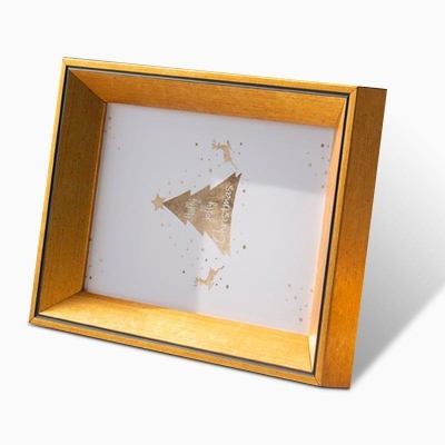 Cornici per foto con cornice rettangolare in resina giallo blu beige da 4'' x 6''