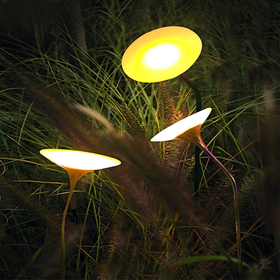 Luci da giardino solari moderne creative intelligenti regolabili a forma di fungo all'aperto