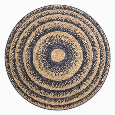 Tappeto rustico in iuta color Galaxy, rotondo, ovale