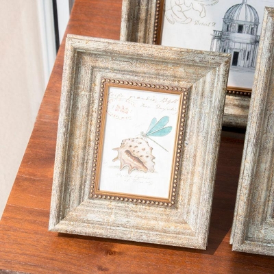 Cornici rettangolari in resina blu argento oro 4'' x 6''