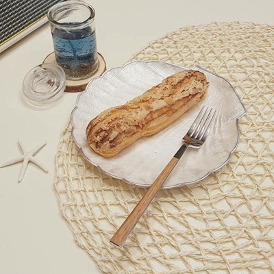Posate in acciaio inossidabile da 3 pezzi con manico in legno