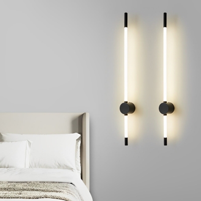 Lampada da parete moderna minimalista a LED in acrilico a striscia lunga