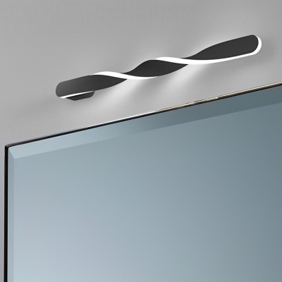 Lampada da parete minimalista a spirale lunga striscia LED 29W Lampada da parete