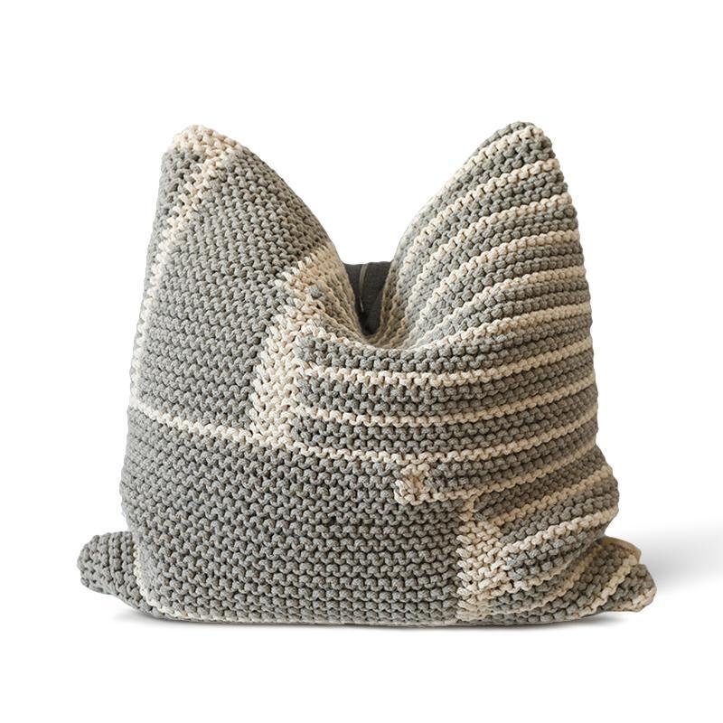 Square Cotton Weave Art Pattern Cushion Cover